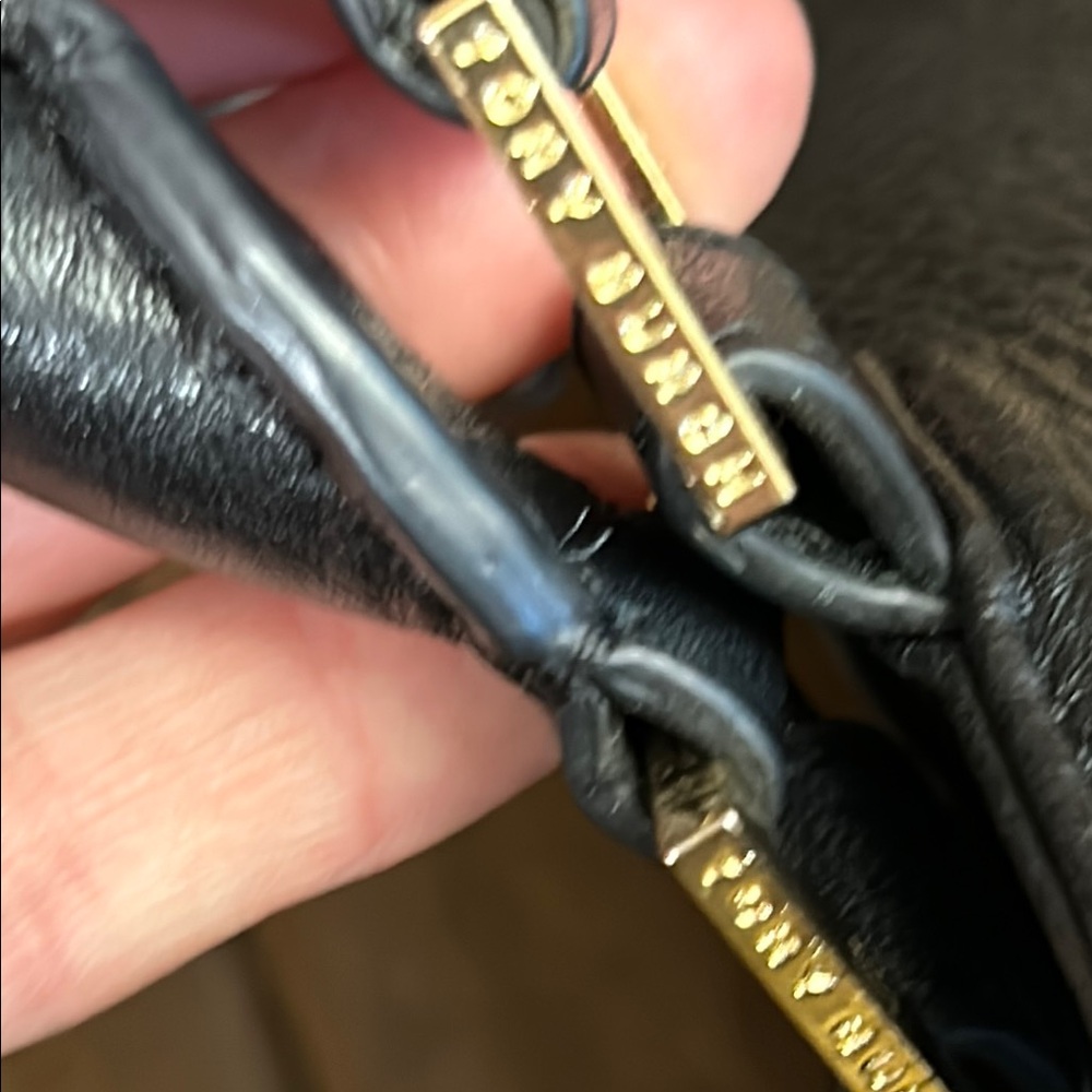 Tory Burch Black and Tan Tote Bag - Picture 6 of 16